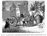 1769 - 1771 Cugnot Steam Trolley