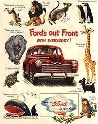 1940s - Ford - Ford's out Front with EVERYBODY!