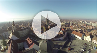 Sibiu, Romania - Aerial View