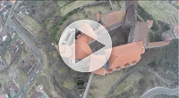 Hunedoara, Romania - Aerial View - Corvinilor Castle