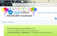 OpenOffice 100000000 downloads