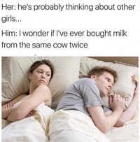 Milk from the same cow.