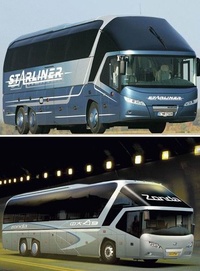 Neoplan Starliner vs Zonda a9