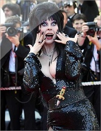 Cassandra Peterson Elvira at Cannes