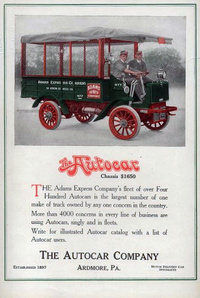 1916 - Autocar Adams Express Company Truck