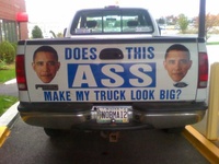 Does this A$$ make my truck look big?