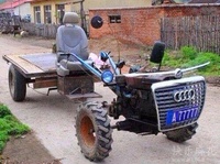New and improved Audi.... TRACTOR