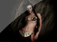 Carrie Fisher - Leia - Slave Girl 08